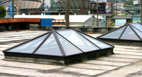 Elongated Pyramid Glass Skylight